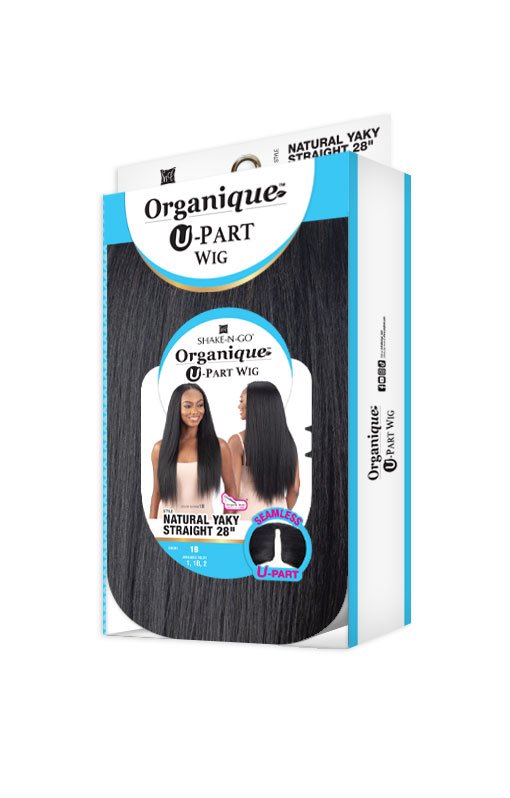 ORGANIQUE - NATURAL U-PART YAKY STRAIGHT 28" WIG