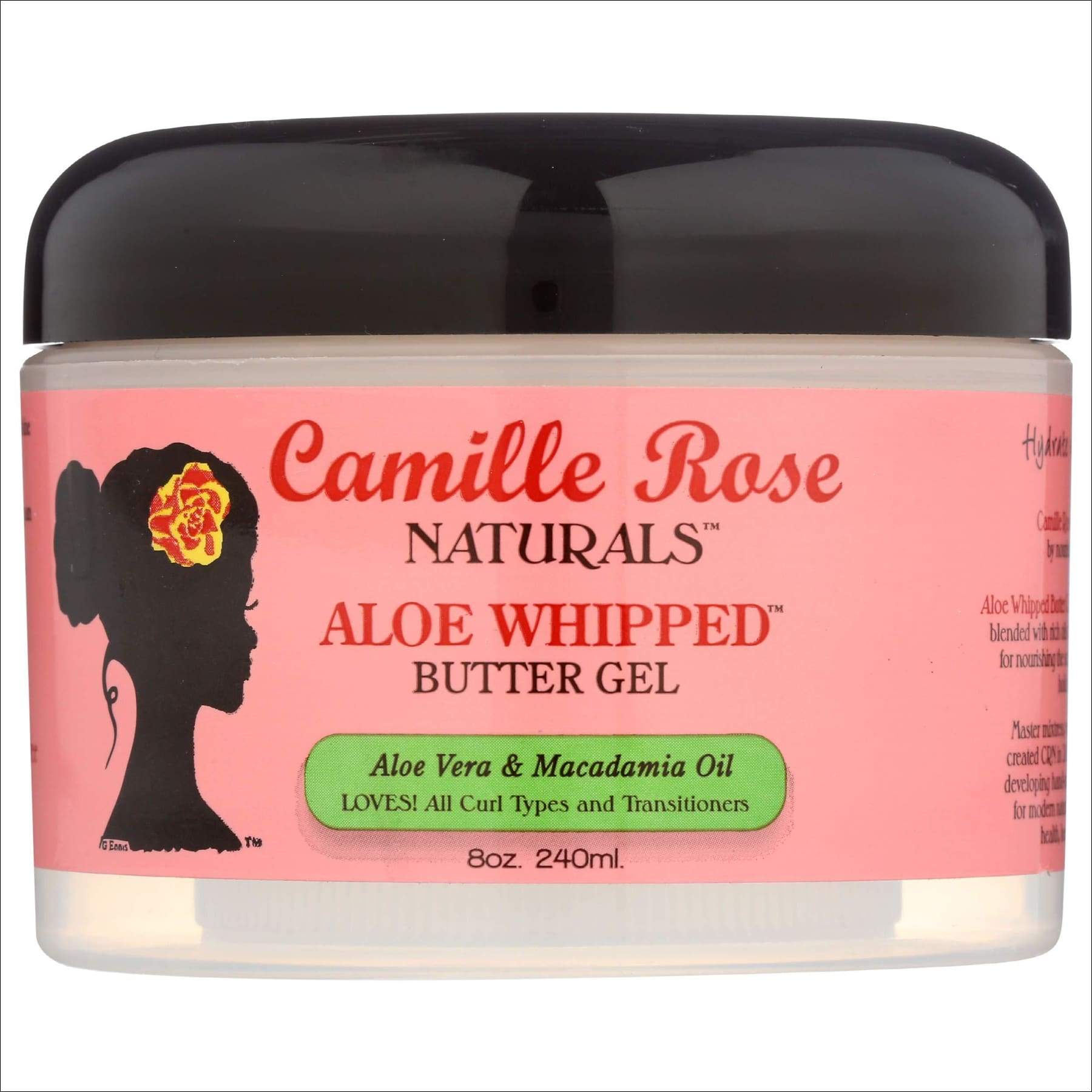 Camille Rose Aloe Whipped Butter Gel, 8 Oz