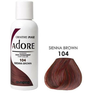 Buy 104-sienna-brown Adore - Semi-Permanent Hair Dye