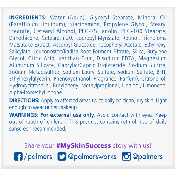 PALMER'S - Skin Success Anti-Dark Spot Fade Cream For Oily Skin