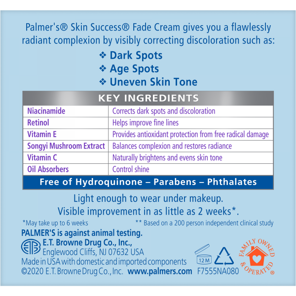 PALMER'S - Skin Success Anti-Dark Spot Fade Cream For Oily Skin