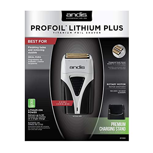 ANDIS - PROFOIL LITHIUM PLUS TITANIUM FOIL SHAVER