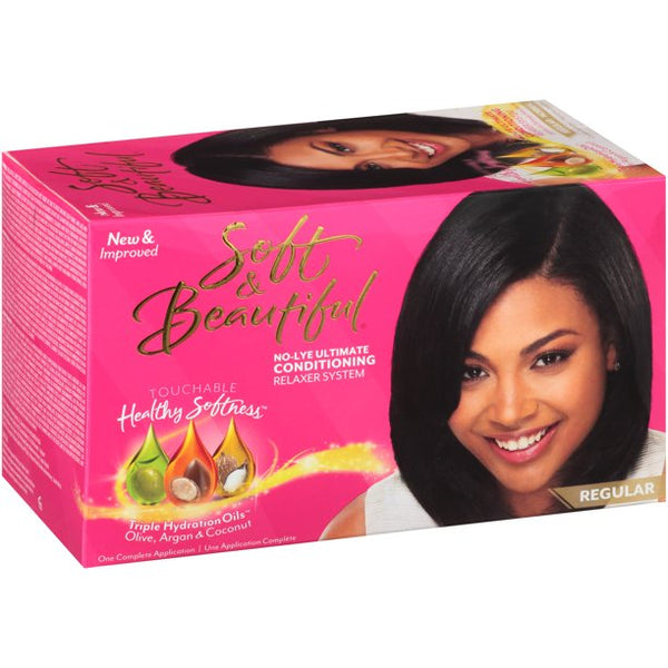 Soft & Beautiful - No-Lye Ultimate Conditioning Relaxer System REGULAR