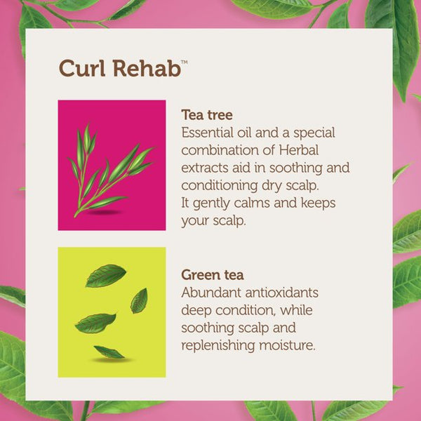 Curl Rehab - Scalp Care Tea Tree & Green Tea Cooling Oil Treatment and Revitalizing Mask