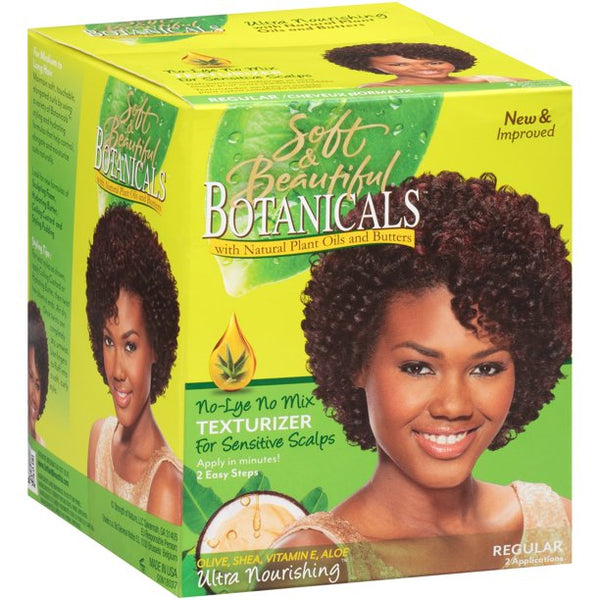 Soft & Beautiful - Botanicals No-Lye No Mix Texturizer For Sensitive Scalps REGULAR