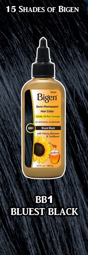 Buy bb1-blue-black Bigen - Semi-Permanent Hair Color With Coconut & Argan