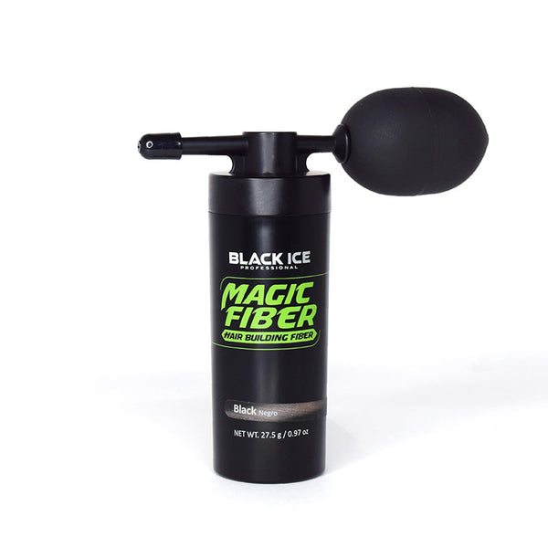 BLACK ICE - Professional Magic Fiber Hair Building Fiber With Applicator