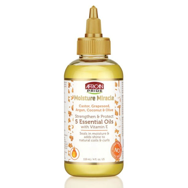 African Pride - Moisture Miracle 5 Essential Oils with Vitamin E