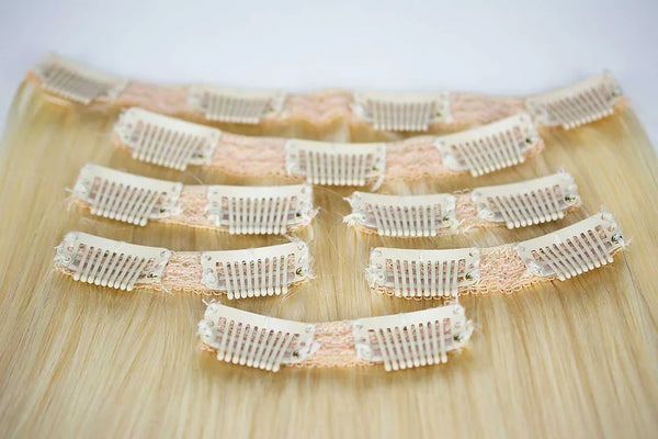 PURE - 9PCs Clip Water Wave 18" (HUMAN)
