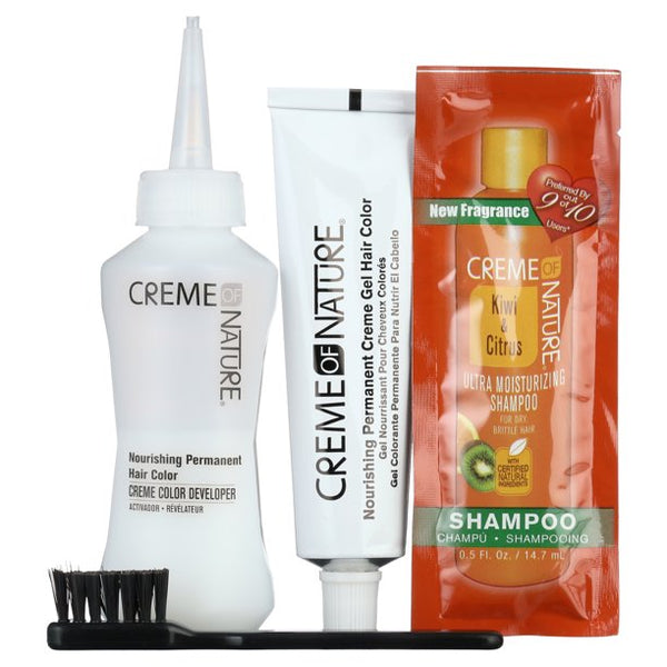 Creme of Nature - For Hair, Mustache & Beard Permanent Color Dye 1.0 Natural Black