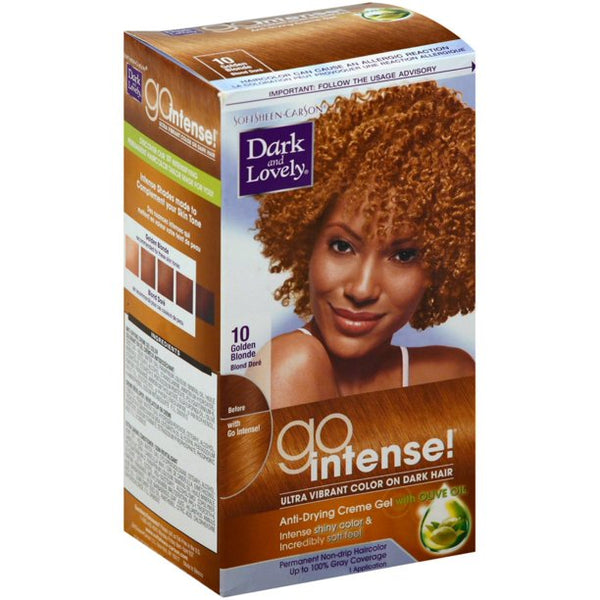 SoftSheen Carson - Dark & Lovely Go Intense! #10 GOLDEN BLONDE