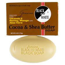 Black & White - Genuine Cocoa & Shea Butter Soap