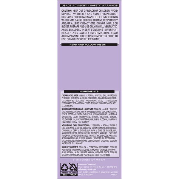 SoftSheen Carson - Dark & Lovely Fade Resist Permanent Hair Dye Kit #396 (LUMINOUS BLONDE)