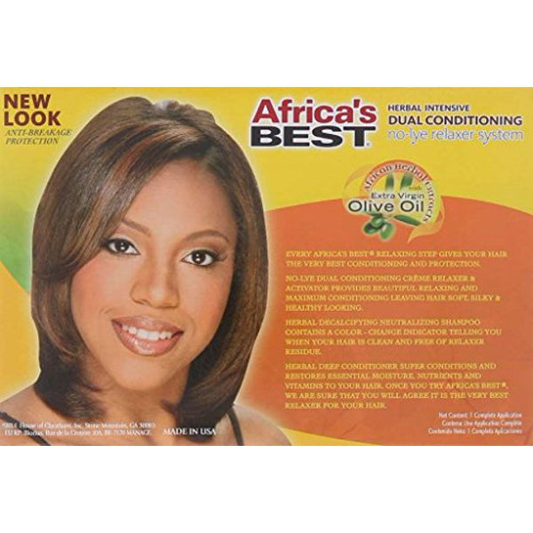 Africa's Best - Herbal Intensive Dual Conditioning No-Lye Relaxer System REGULAR