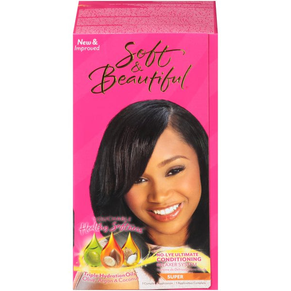 Soft & Beautiful - No-Lye Ultimate Conditioning Relaxer System SUPER
