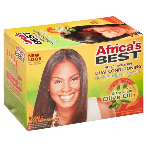 Africa's Best - Herbal Intensive Dual Conditioning No-Lye Relaxer System SUPER