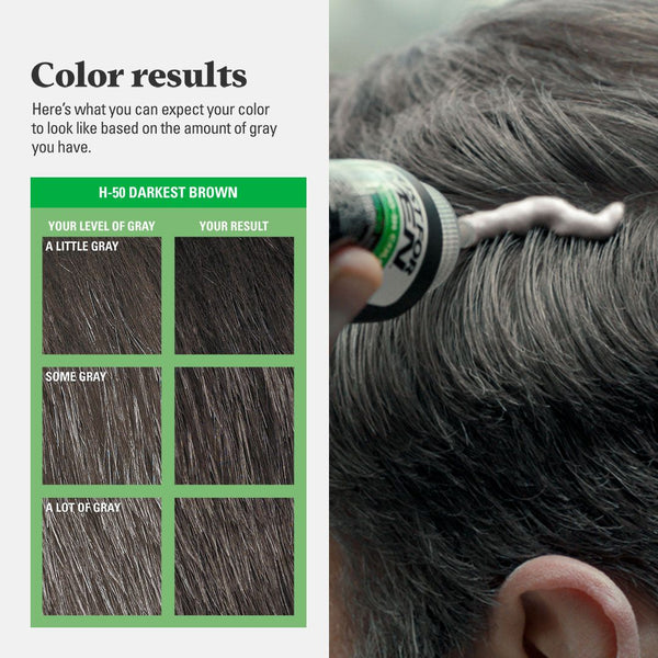 JUST FOR MEN - SHAMPOO-IN COLOR H-50 DARKEST BROWN