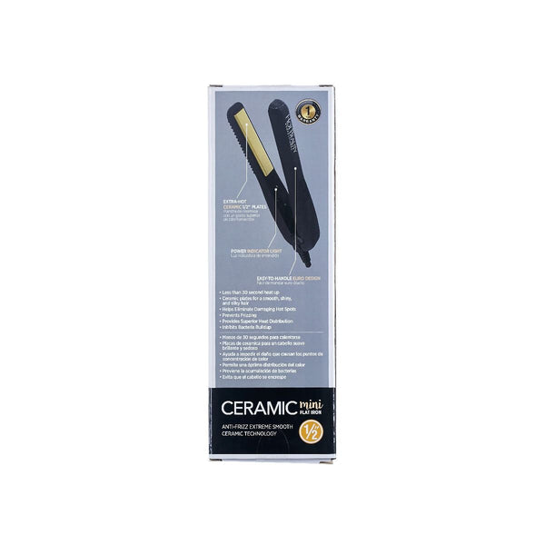 KISS - HOT BEAUTY 1/2' MINI FLAT IRON - BLACK