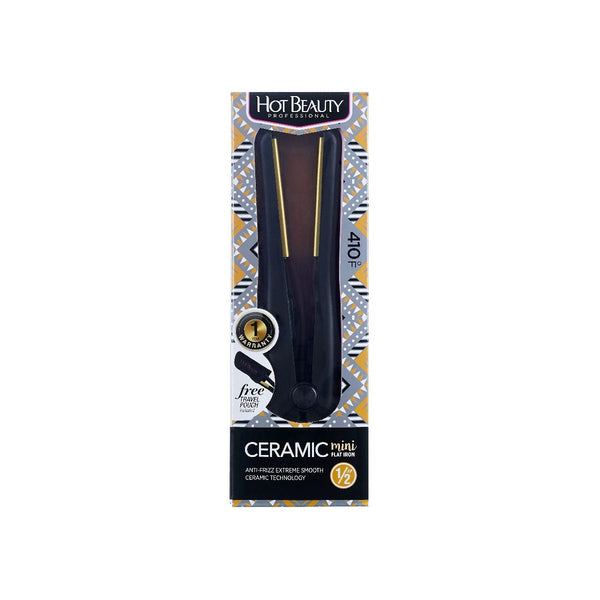 KISS - HOT BEAUTY 1/2' MINI FLAT IRON - BLACK