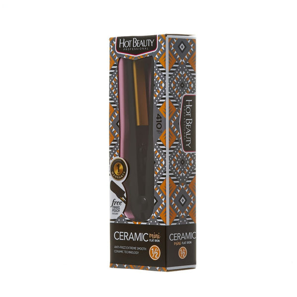 KISS - HOT BEAUTY 1/2' MINI FLAT IRON - BLACK