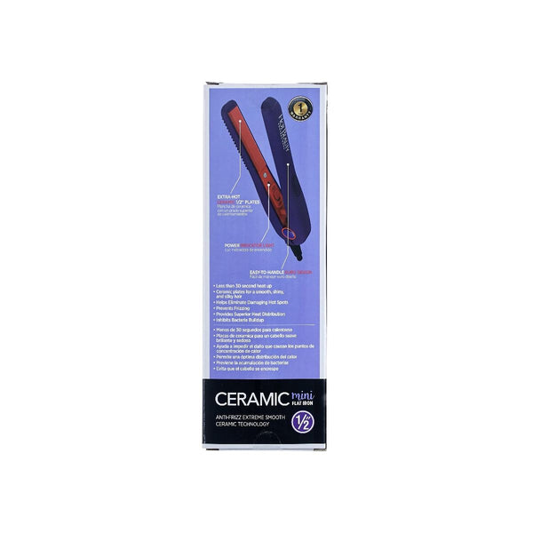 KISS - HOT BEAUTY 1/2' MINI FLAT IRON VIOLET