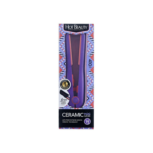 KISS - HOT BEAUTY 1/2' MINI FLAT IRON VIOLET