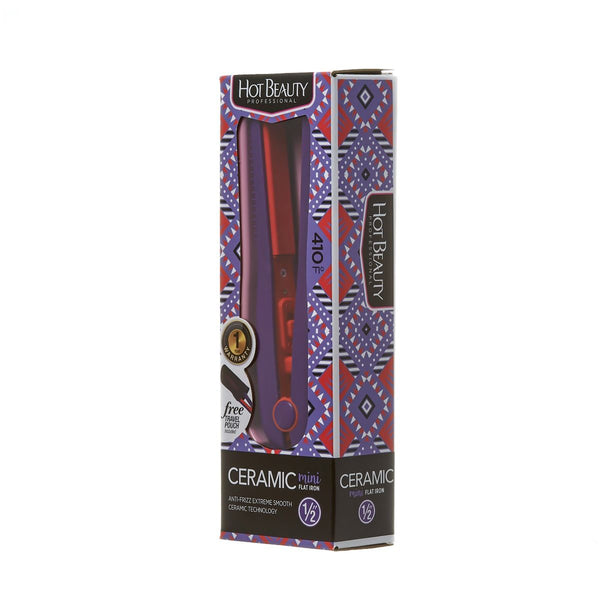 KISS - HOT BEAUTY 1/2' MINI FLAT IRON VIOLET