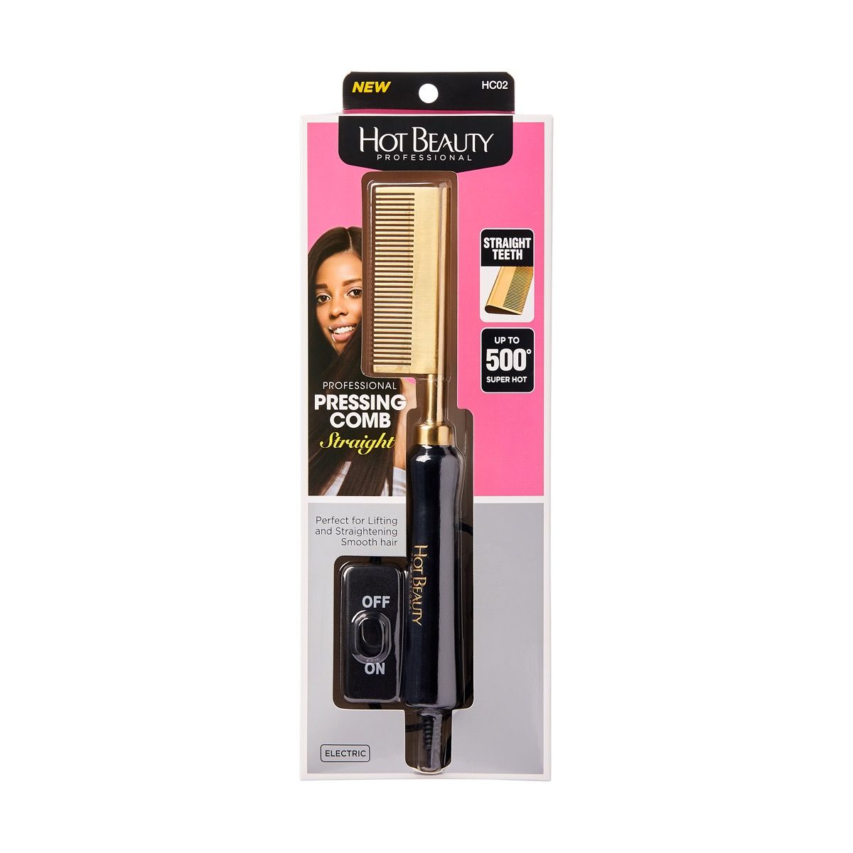 KISS - HB STRAIGHT HOT COMB | Zoe Beauty Supply