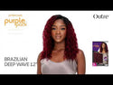 OUTRE - HH PURPLE PACK 3PCS LONG BRAZILIAN DEEP WAVE 12"