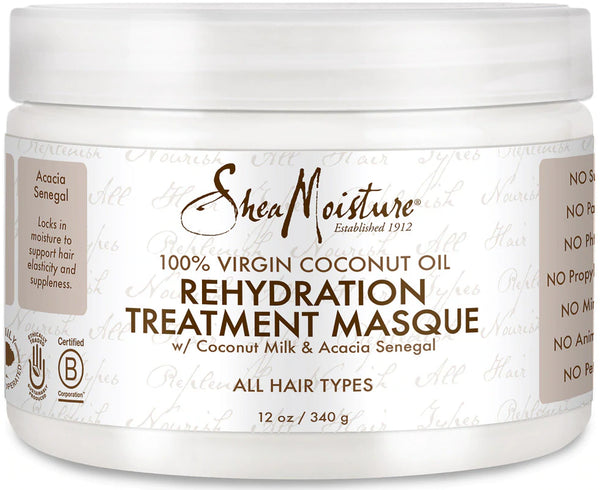 Shea Moisture - 100% Virgin Coconut Oil Rehydration Treatment Masque