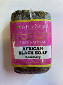 It's Pure Natural - Premium Quality African Black Soap Rosemary