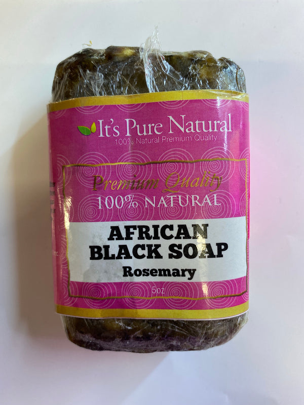 It's Pure Natural - Premium Quality African Black Soap Rosemary