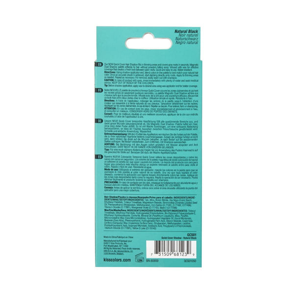 KISS - QUICK COVER SHADOW NATURAL BLACK