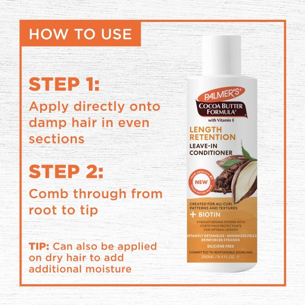 PALMER'S - Cocoa Butter Length Retention Leave-In Conditioner
