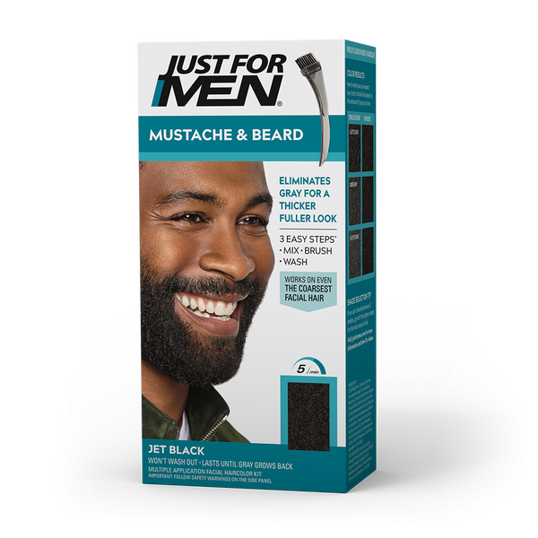 JUST FOR MEN - Mustache & Beard M-60 JET BLACK