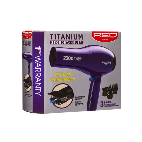 KISS - RED 2300 TITANIUM DETANGLER PURPLE