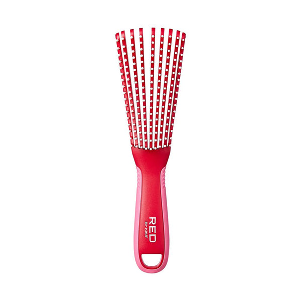KISS - RED EZ GLIDE DETANGLING BRUSH BALL TIP