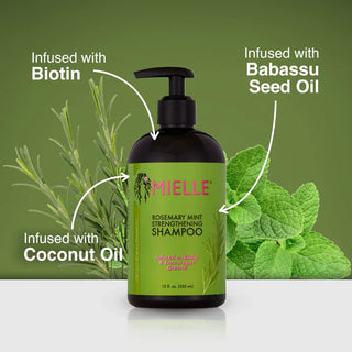 MIELLE - Rosemary Mint Strengthening Shampoo