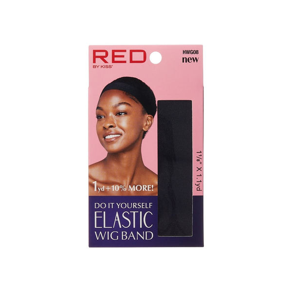 KISS - RED ELASTIC WIG BAND 3CM 1.1YD