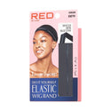 KISS - RED ELASTIC WIG BAND 1SILICONE 3CM 1.1YD