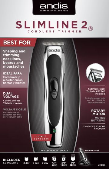 ANDIS - SLIMLINE 2 CORDLESS TRIMMER