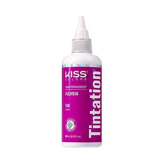 Buy t343-fuchsia KISS - Colors Tintation Semi-Permanent (54 Colors Available)