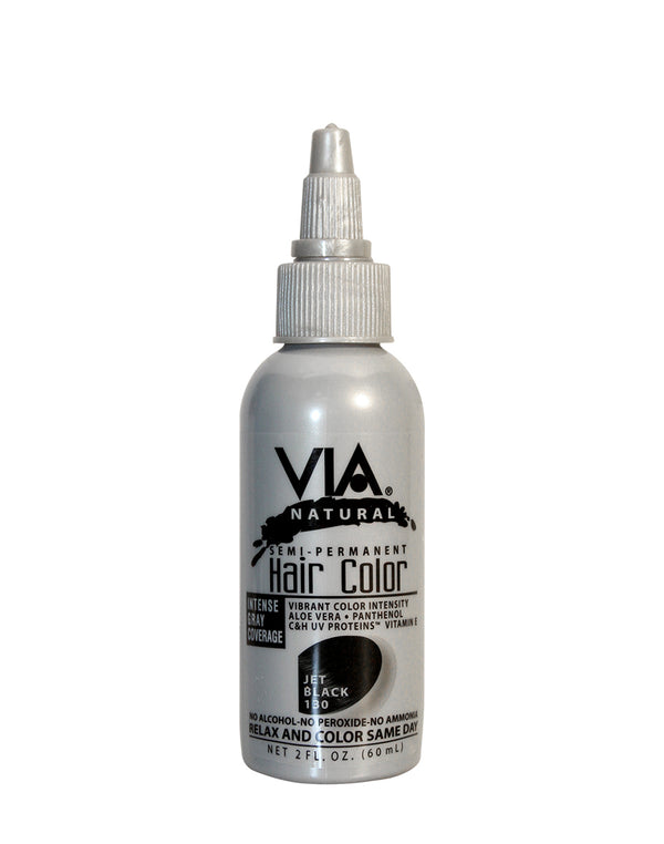 VIA - Natural Semi-Permanent Hair Color JET BLACK 130