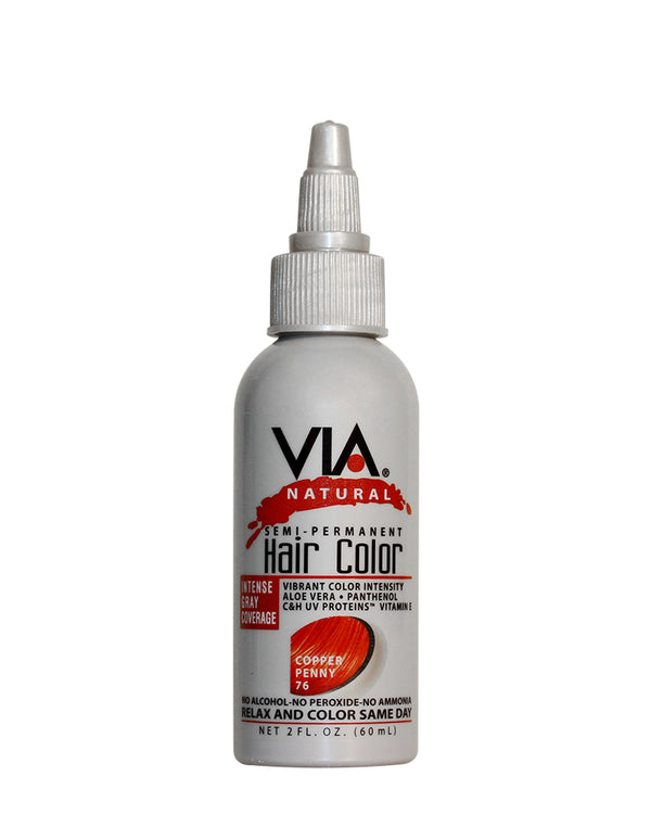 VIA - Natural Semi-Permanent Hair Color COPPER PENNY 76