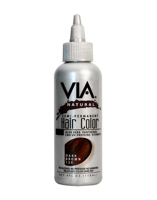 VIA - Natural Semi-Permanent Hair Color DARK BROWN 120