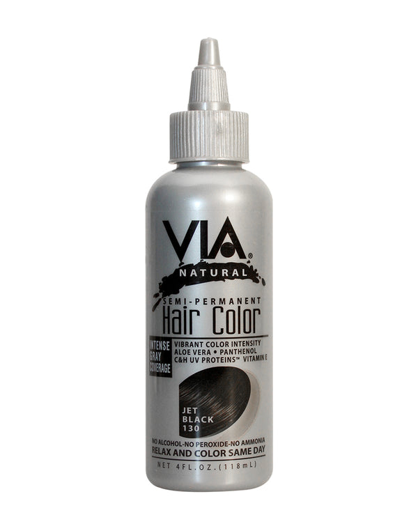 VIA - Natural Semi-Permanent Hair Color JET BLACK 130
