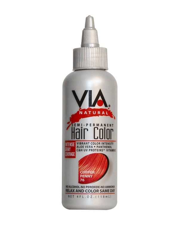 VIA - Natural Semi-Permanent Hair Color COPPER PENNY 76