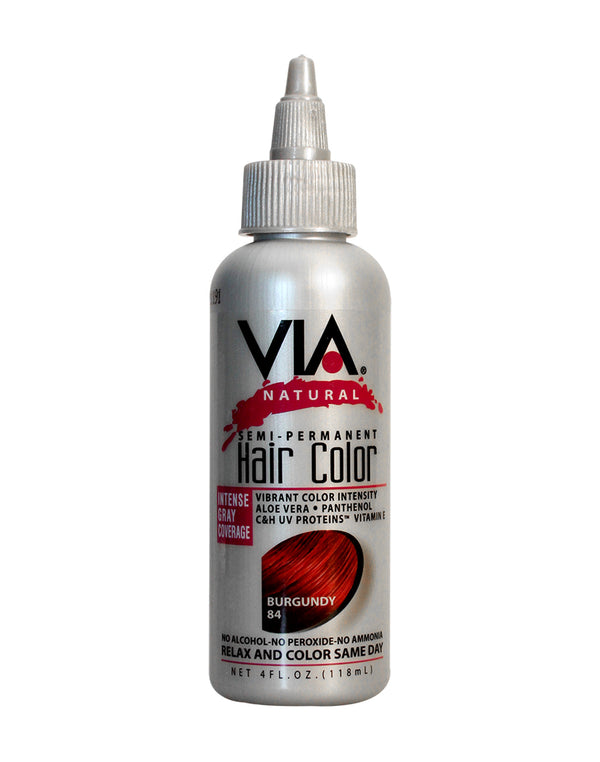 VIA - Natural Semi-Permanent Hair Color BURGUNDY 84