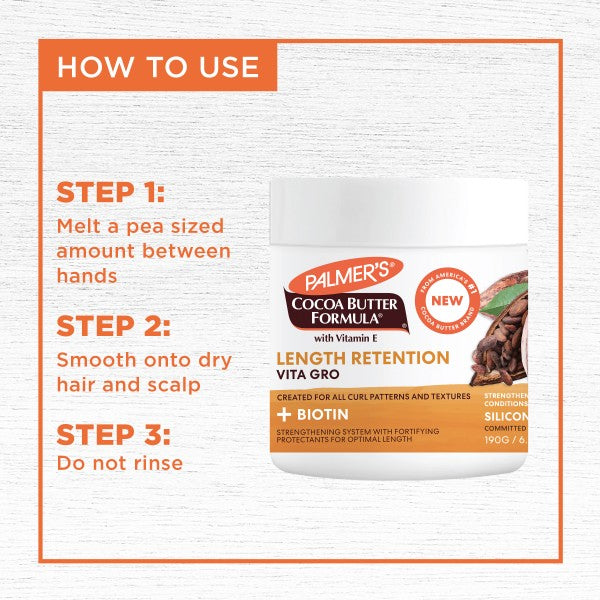 PALMER'S - Cocoa Butter Length Retention Vita Gro