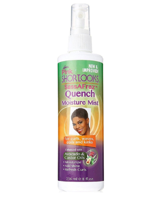 Luster's - Pink ShortLooks SassAFraz Quench Moisture Mist